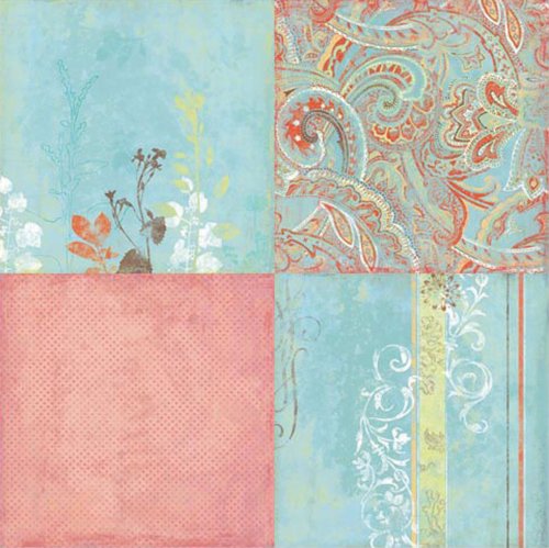 Art4Kids Paisley Gardens Mounted Art Print -24x24
