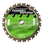 CEL Circular Saw Blade (136mm 24T Tct) WS1-SB01