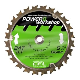 CEL Circular Saw Blade (136mm 24T Tct) WS1-SB01