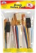 Contemporary Crafts Value Pack Brushes 25 Piece Set-Assorted