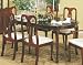 Queen Anne Style Cherry Finish Wood Dining Room Table