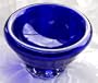 Glass Votive Bowl, Cobalt