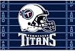 Tennessee Titans Tufted Floor Rug - NFL Football Fan Shop Sports Team Merchandise