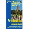 Rhein-Neckar-Kreis 1 : 50 000. Radwanderkarte: Zwischen Rhein, Neckar, Kraichgau und Odenwald