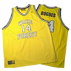 Muggsy Bogues Wake Forest Demon Decans Authentic College Basketball Jersey