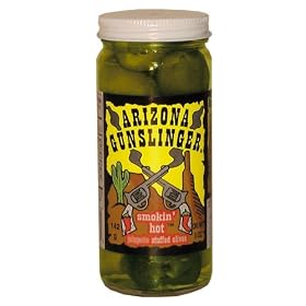 Arizona Gunslinger Chipotle Stuffed Olives 5oz by 