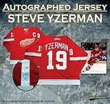 Steve Yzerman Autographed/Hand Signed Jersey Detroit Red Wings Dark Replica