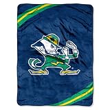 Notre Dame Fighting Irish 60x80 Raschel Blanket