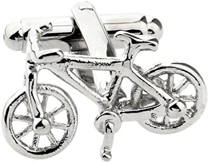 Inspire Jewelry Mens Bike Bicycle Cycling Cyclists Cufflinks with Presentation Gift Box Suit Wedding Business