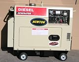 New Newton 3500 Watt Silent Enclosure Diesel Generator 120/240v Key Start New Newton 3500 Watt Silent Enclosure Diesel Generator 120/240v - Key Start