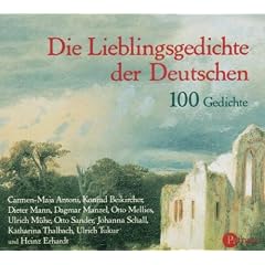 Die Lieblingsgedichte der Deutschen. 100 Gedichte /2 CDs: 100 Gedichte