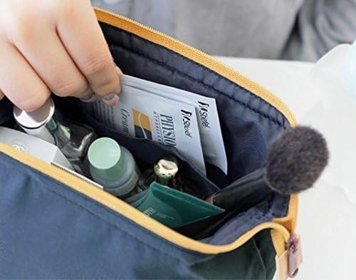 Come2Sell High quality waterproof fabric Travel Kit Portable Travel Bag Makeup bag Handbag Deep Blue