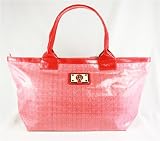 Marc By Jacobs Jelly Jacquard Purse Bag Tote Red Lotus