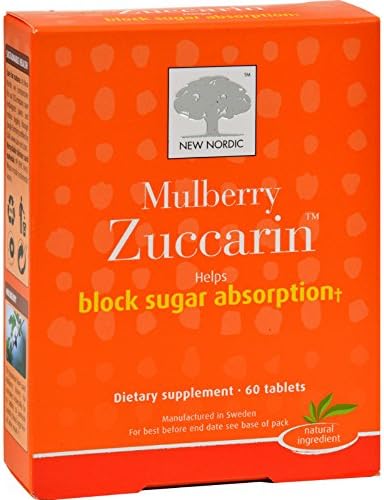 2Pack! New Nordic Mulberry Zuccarin - 60 Tablets