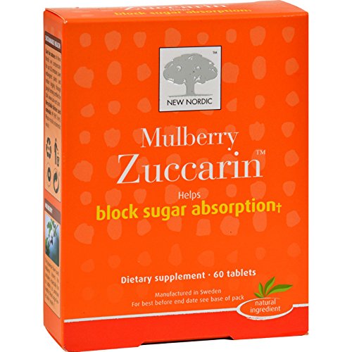 2Pack! New Nordic Mulberry Zuccarin - 60 Tablets
