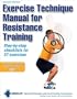 Exercise Technique Manual for Resistance Training-2nd Edition