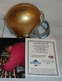 Joe Montana Autographed/Hand Signed Notre Dame Mini Helmet