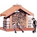 Perky Pet 50144 Deluxe Chalet Cedar Feeder, 5 lb capacity