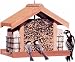 Outdoor Living : Perky Pet 50144 Deluxe Chalet Cedar Feeder, 5 lb capacity