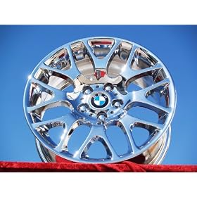 BMW 328i SportStyle 197: Set of 4 genuine factory 18inch chrome wheels by Sport Truck Tire