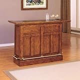 Brandon Bar 42.25hx61w Warm Cherry