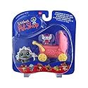 Littlest Pet Shop LPS Pairs Figures Mouse with Bonnet and Carriage Baby