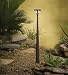 Kichler Lighting 15804AZT LED Tapered Column Low Voltage Landscape Path and Spread Light, Textured Architectural Bronze