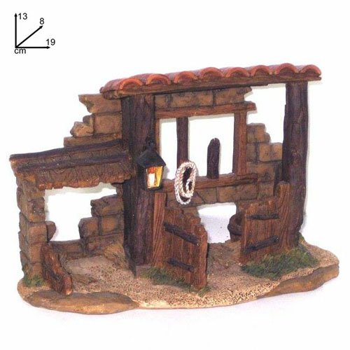 Scenario stalla per presepe 