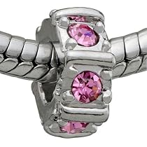 October Birthstone Spacer Charm Beads - Pandora Bead & Bracelet Fit