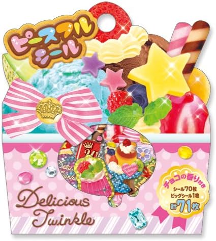 Mind Wave Japan Peaceful Stickers 72550 MELTY HOLIC Chocolate scented 71pcs