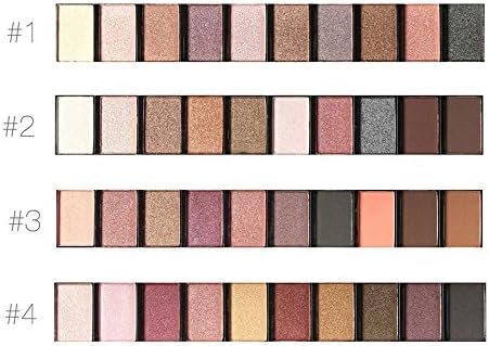 NAKE - Sugarbox 10 Color Professional High Quality Natural Light Shimmer Matte Eye Shadow Makeup Palette Set Kit (#2)