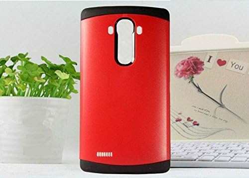 For LG G4 Case,TRIFORCE LU Hibrid Slim Armour Case for LG G4 (red)