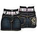 Baby Phat Women's High Waisted Contrast Mini Skirt