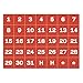 MasterVision - Calendar Magnetic Tape, Calendar Dates, Red/White, 1