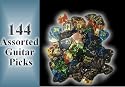 144 Mixed Guitar Picks for Yamaha Fender Gibson Guitars