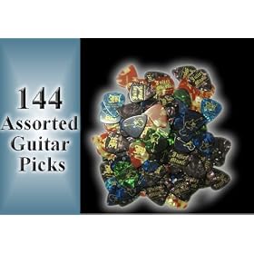 144 Mixed Guitar Picks for Yamaha Fender Gibson Guitars