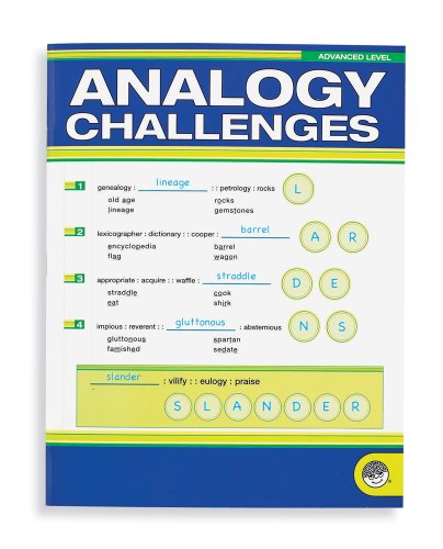 MindWare Analogy Challenges Advanced Level MindWare Analogy Challenges Advanced Level