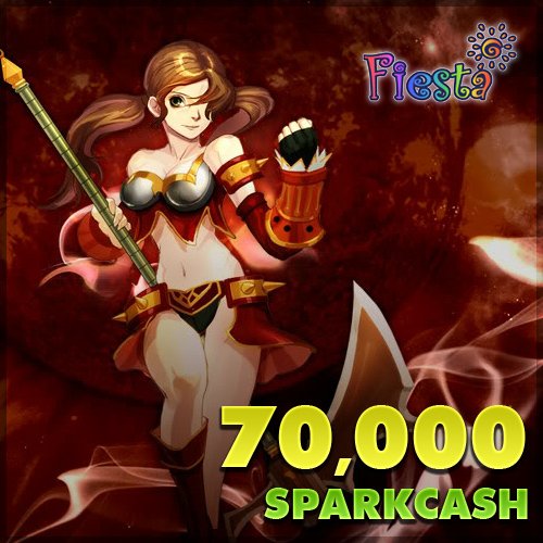 70,000 Sparkcash: Fiesta Online [Game Connect]
