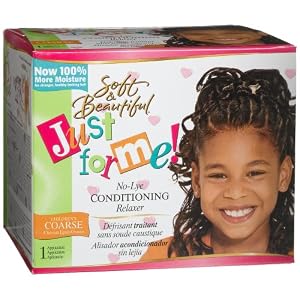 Soft and Beautiful Just for Me! No-Lye Conditioning Creme Relaxer, Children's Regular 1 kit by Soft & Beautiful