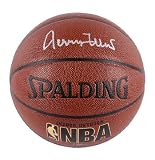 Jerry West Autographed Indoor/Outdoor Spalding Basketball