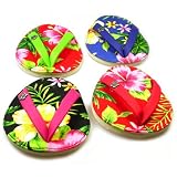 Hibiscus Hula Flip Flop Coasters