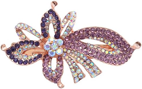Dongshop(TM) Handmade Studded Diamonds Bang Clip Temperament Melting Twist Hair Tool Accessories