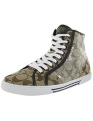 Coach Kandice Womens Hi Top Shoes Signature Print Sneakers Size 7