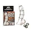 California Exotics / Swedish Erotica Cock Cage Enhancer Clear Ring Adult Sex Toy Kit