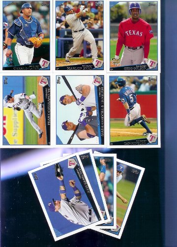 2009 Topps Texas Rangers Complete Team Set (21 Cards)