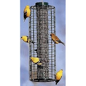 FEEDER BIRD TUBE W/FENCE
