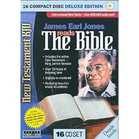 Click here to buy James Earl Jones Reads the Holy Bible 16 Audio CD Set by Delphi.
