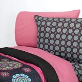 Extra-Long Twin Comforter, Henna/Black