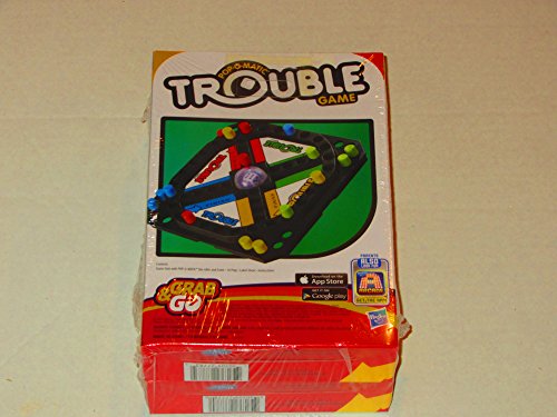 Grab &amp; Go Games Board Games Bundle Pop-O-Matic Trouble and Battleship