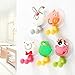 Antibacterial Toothbrush Holder,Wuudi(TM) Antibacterial Toothbrush Cover Holder with Suction Cup 5 Animals